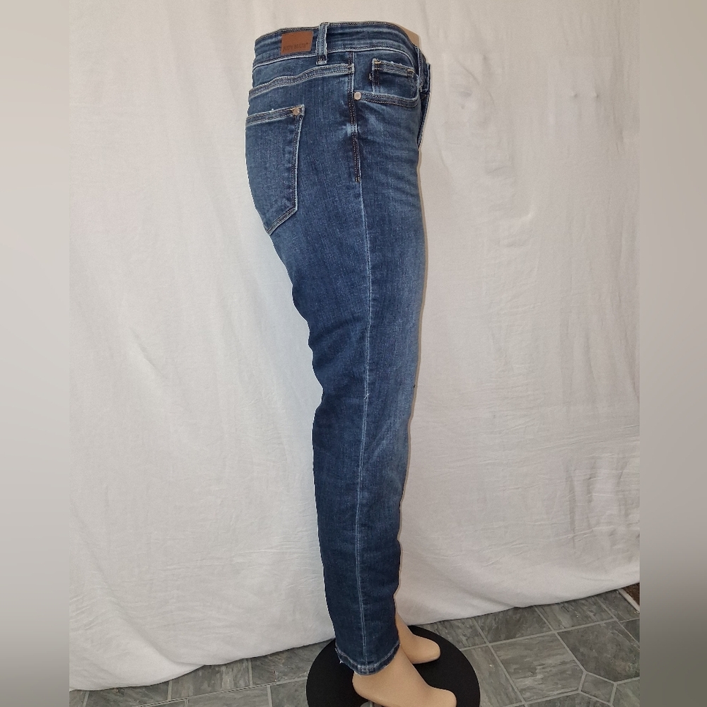 Judy Blue Los Angeles Size 5/27  Dark Wash Skinny Jeans - Picture 5 of 16